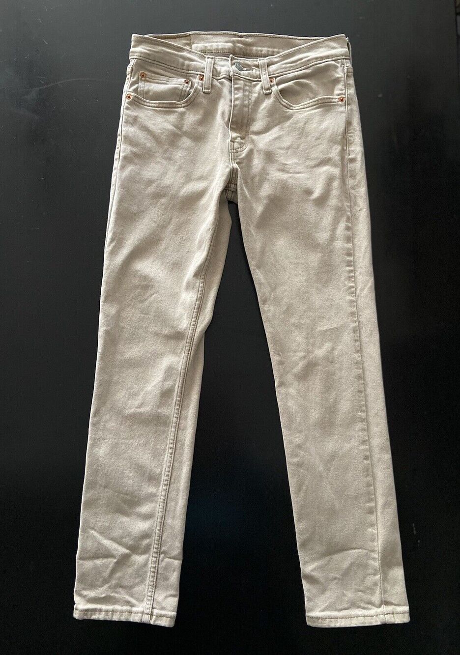 LEVI’S 511 Slim Fit Tan Denim Jeans sz 31x32 (actual 29x29)